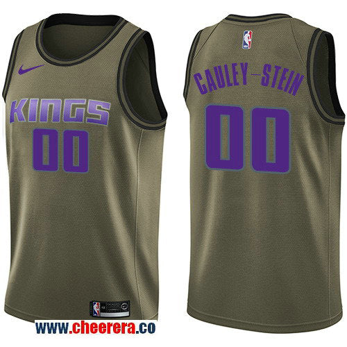 Nike Willie Cauley-Stein Sacramento Kings green Salute To Service jersey