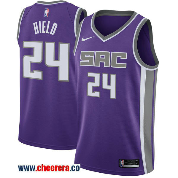 Nike Buddy Hield Sacramento Kings purple jersey