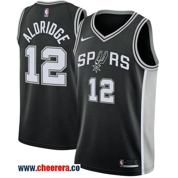 Nike LaMarcus Aldridge San Antonio Spurs black jersey