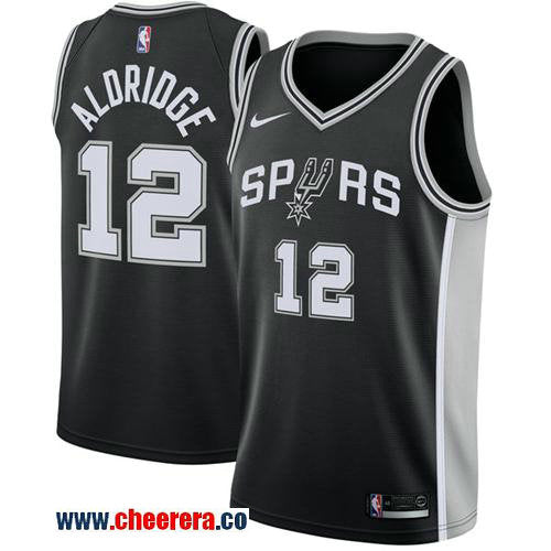 Nike LaMarcus Aldridge San Antonio Spurs black jersey