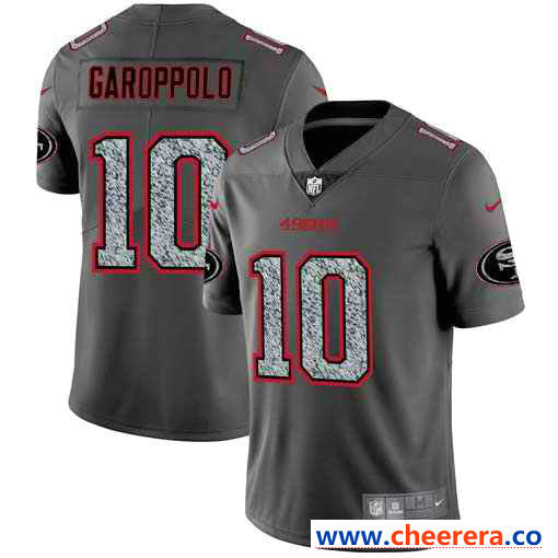 Nike Jimmy Garoppolo San Francisco 49ers gray Fashion Static jersey