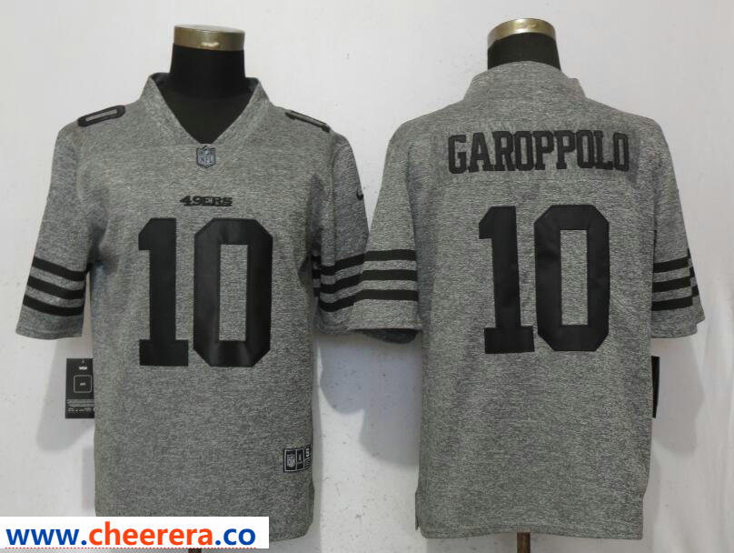 Nike Jimmy Garoppolo San Francisco 49ers gray Vapor jersey