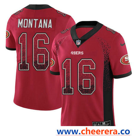 Nike Joe Montana San Francisco 49ers red Limited jersey