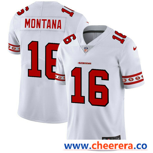 Nike Joe Montana San Francisco 49ers white Vapor jersey