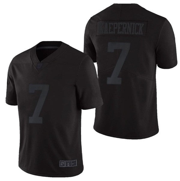 Nike Colin Kaepernick All San Francisco 49ers black Vapor jersey