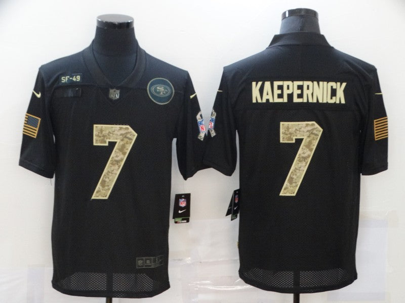 Nike Colin Kaepernick San Francisco 49ers black Salute To Service jersey