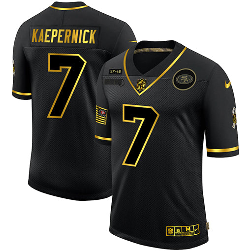 Nike Colin Kaepernick San Francisco 49ers black Salute To Service jersey