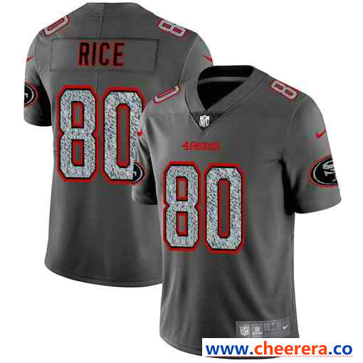 Nike Jerry Rice San Francisco 49ers gray Fashion Static jersey