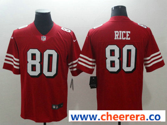Nike Jerry Rice San Francisco 49ers red Vapor jersey