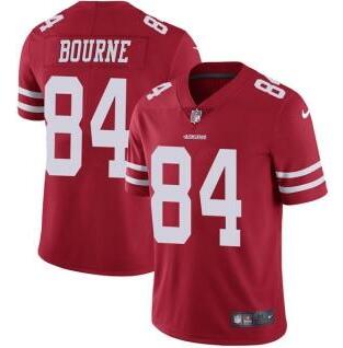 Nike Kendrick Bourne San Francisco 49ers red Vapor jersey