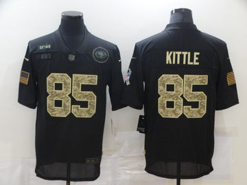 Nike George Kittle San Francisco 49ers black Salute To Service jersey