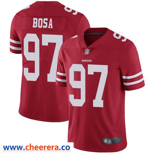 Nike Nick Bosa San Francisco 49ers red Vapor jersey