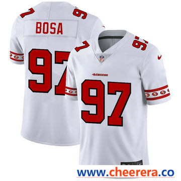 Nike Nick Bosa San Francisco 49ers white Vapor jersey