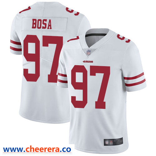 Nike Nick Bosa San Francisco 49ers white Vapor jersey