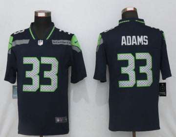 Nike Jamal Adams Seattle Seahawks navy Vapor jersey