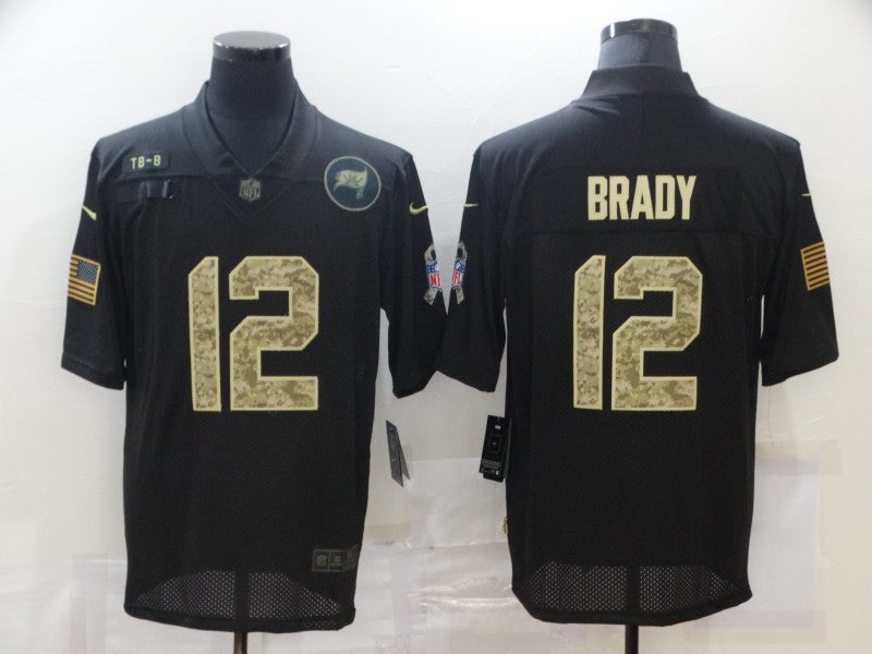 Nike Tom Brady Tampa Bay Buccaneers black Salute To Service jersey