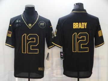 Nike Tom Brady Tampa Bay Buccaneers black Salute To Service jersey