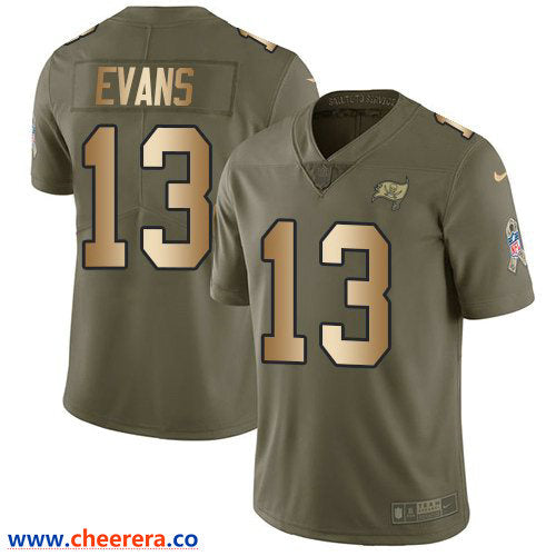 Nike Mike Evans Tampa Bay Buccaneers olive Salute To Service jersey