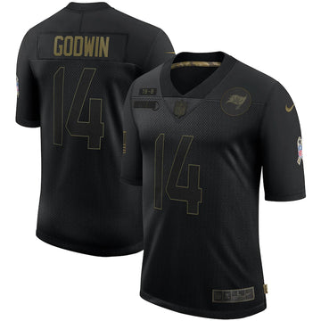 Nike Chris Godwin Tampa Bay Buccaneers black Salute To Service jersey