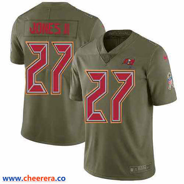 Nike Ronald Jones II Tampa Bay Buccaneers olive Salute To Service jersey