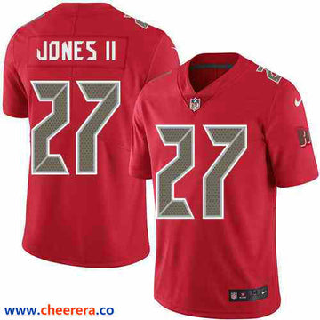 Nike Ronald Jones II Tampa Bay Buccaneers red Color Rush jersey