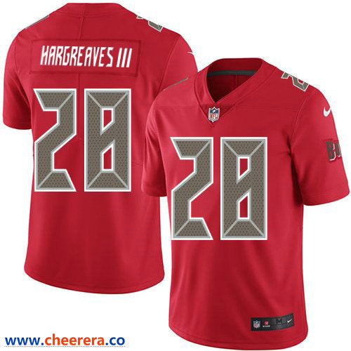 Nike Vernon Hargreaves III Tampa Bay Buccaneers red Color Rush jersey