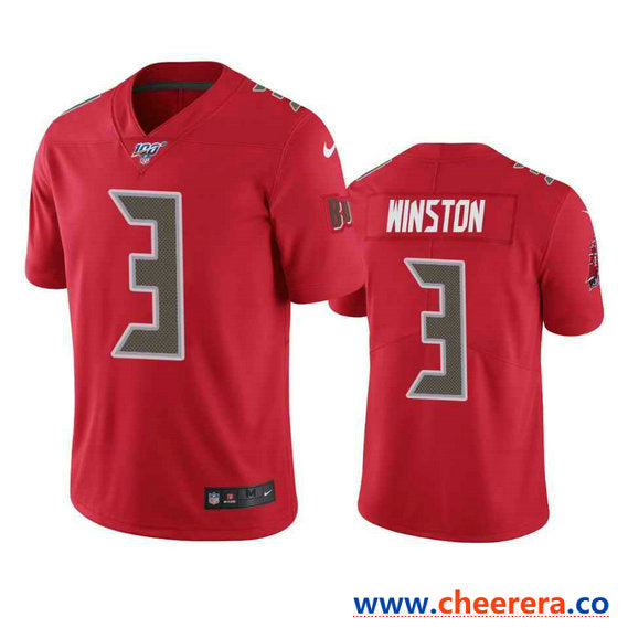 Nike Jameis Winston Tampa Bay Buccaneers red Color Rush jersey