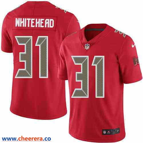 Nike Jordan Whitehead Tampa Bay Buccaneers red Color Rush jersey
