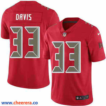 Nike Carlton Davis Tampa Bay Buccaneers red Color Rush jersey