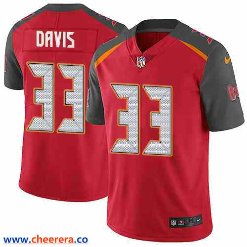 Nike Carlton Davis Tampa Bay Buccaneers red Vapor jersey