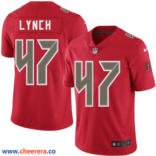 Nike John Lynch Tampa Bay Buccaneers red Color Rush jersey