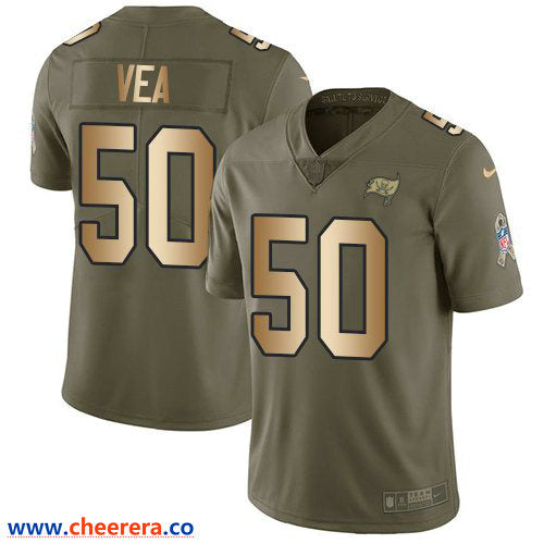 Nike Vita Vea Tampa Bay Buccaneers olive Salute To Service jersey