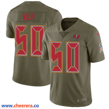 Nike Vita Vea Tampa Bay Buccaneers olive Salute To Service jersey