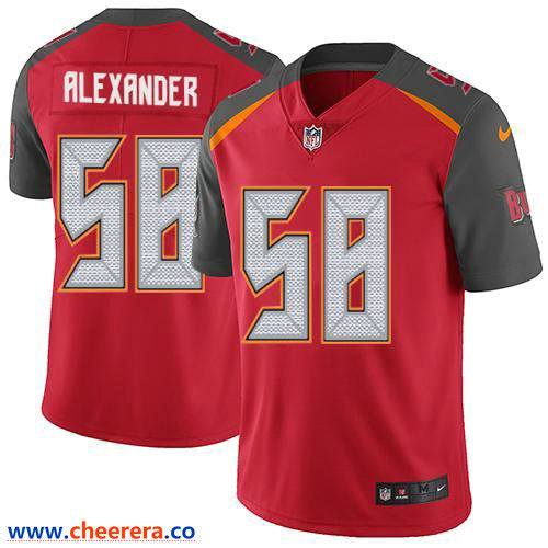 Nike Kwon Alexander Tampa Bay Buccaneers red Vapor jersey