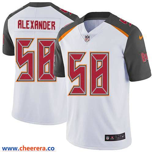 Nike Kwon Alexander Tampa Bay Buccaneers white Vapor jersey
