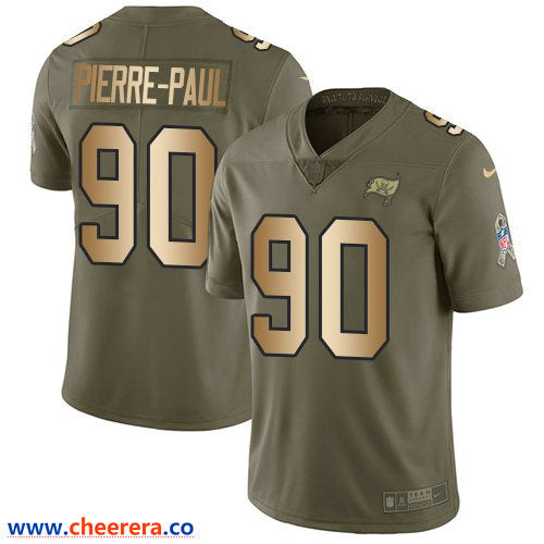 Nike Jason Pierre-Paul Tampa Bay Buccaneers olive Salute To Service jersey