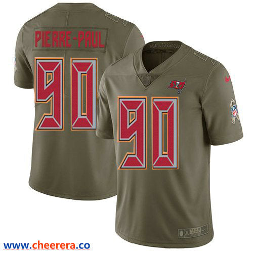 Nike Jason Pierre-Paul Tampa Bay Buccaneers olive Salute To Service jersey