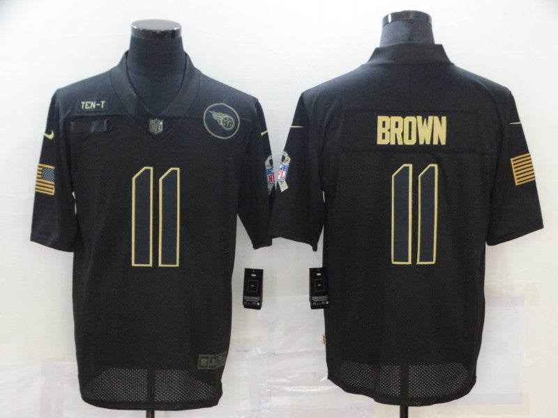 Nike A.J Tennessee Titans brown Salute To Service jersey