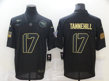 Nike Ryan Tannehill Tennessee Titans black Salute To Service jersey