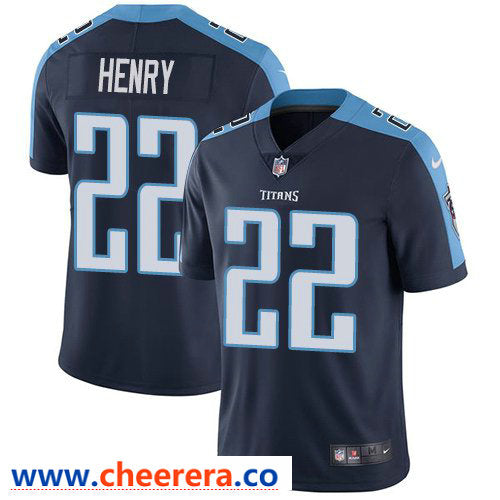 Nike Derrick Henry Tennessee Titans navy Vapor jersey