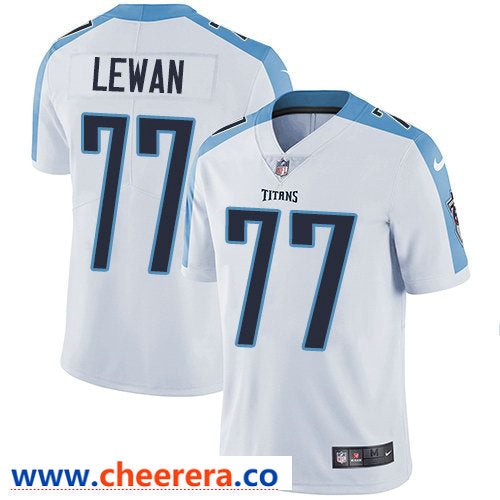 Nike Taylor Lewan Tennessee Titans white Vapor jersey