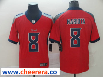 Nike Marcus Mariota Tennessee Titans red Inverted Legend jersey
