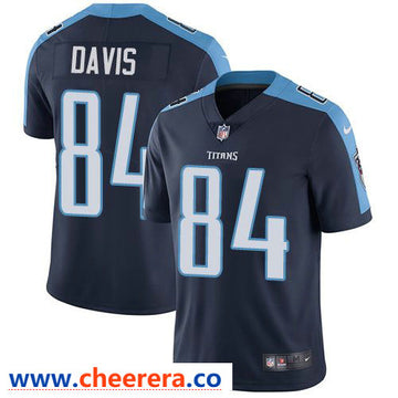 Nike Corey Davis Tennessee Titans navy Vapor jersey