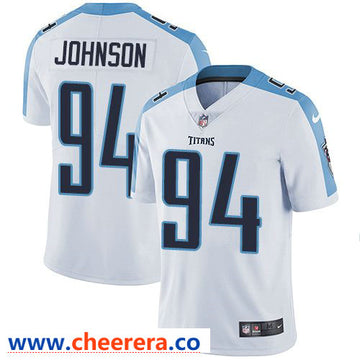 Nike Austin Johnson Tennessee Titans white Vapor jersey