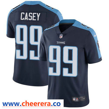 Nike Jurrell Casey Tennessee Titans navy Vapor jersey