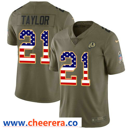 Nike Sean Taylor Washington Commanders olive Salute To Service jersey