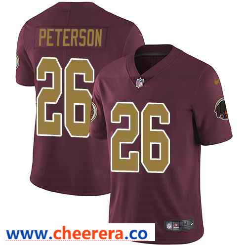 Nike Adrian Peterson Washington Commanders burgundy Vapor jersey