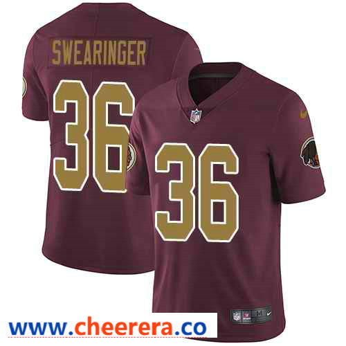 Nike D.J. Swearinger Washington Commanders burgundy Vapor jersey