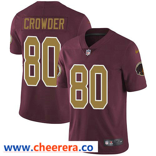 Nike Jamison Crowder Washington Commanders burgundy Vapor jersey