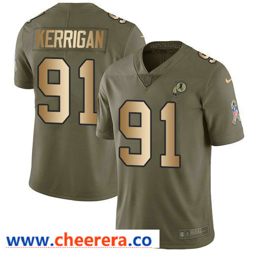 Nike Ryan Kerrigan Washington Commanders olive Salute To Service jersey